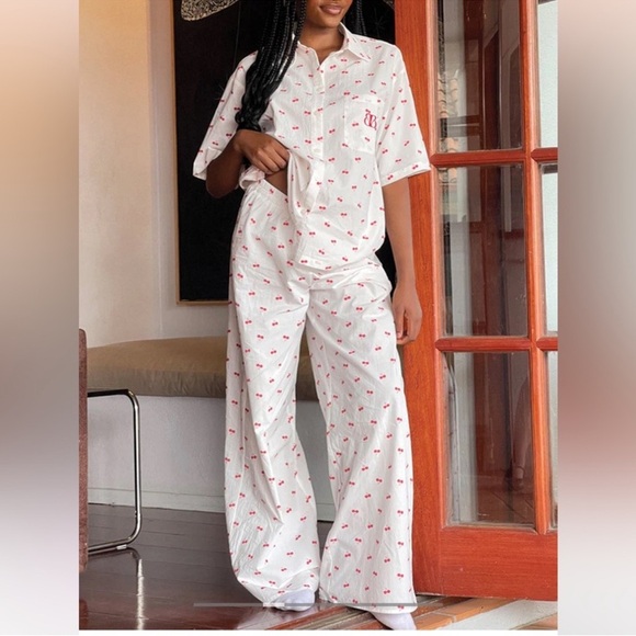 Beginning Boutique Cherry print pajamas - Picture 4 of 5